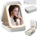 LED Mirror Makeup Travel Box